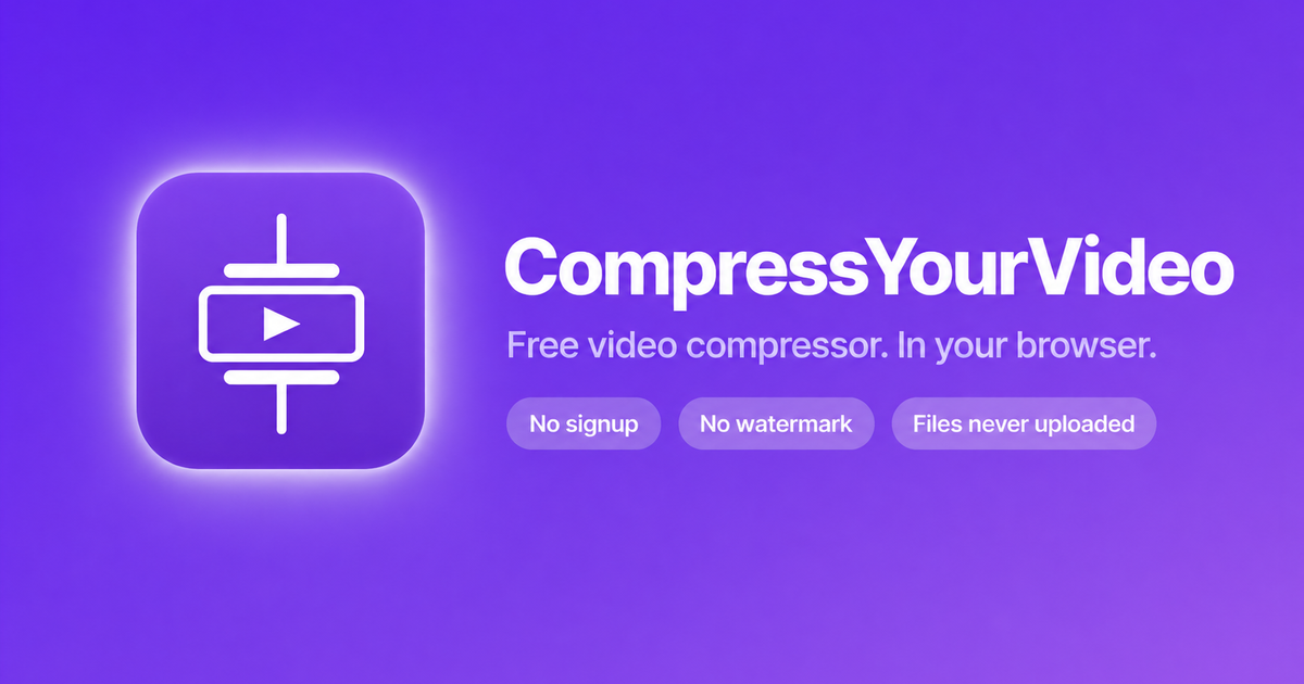 Compress Video to 8MB, Free Online Tool | CompressYourVideo